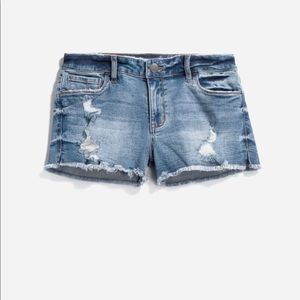 STS Blue Aubrey Distresses Fray Hem Short